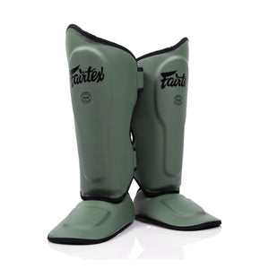 Fairtex SP9 Ultra Ergo Shin Pads | Muay Thai, Kickboxing Shin Guards Made with Syntek Leather