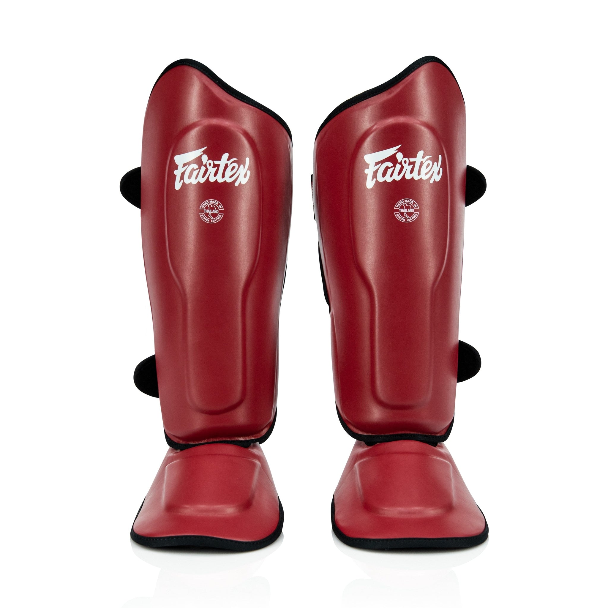 Fairtex SP9 Ultra Ergo Shin Pads | Muay Thai, Kickboxing Shin Guards Made with Syntek Leather