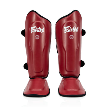 Fairtex SP9 Ultra Ergo Shin Pads | Muay Thai, Kickboxing Shin Guards Made with Syntek Leather