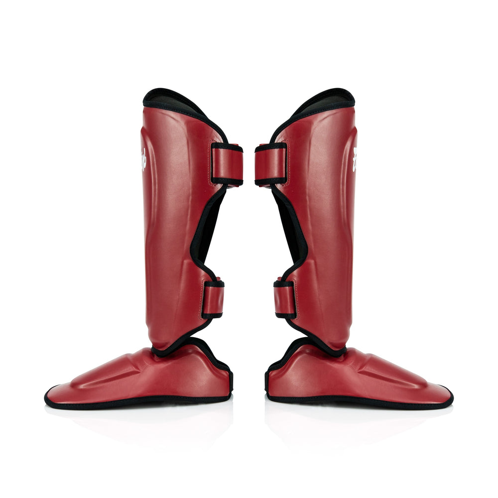 Fairtex SP9 Ultra Ergo Shin Pads | Muay Thai, Kickboxing Shin Guards Made with Syntek Leather