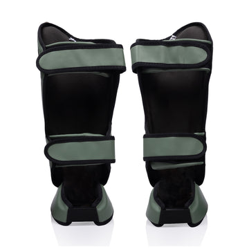 Fairtex SP9 Ultra Ergo Shin Pads | Muay Thai, Kickboxing Shin Guards Made with Syntek Leather