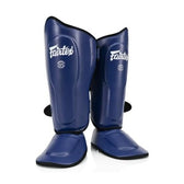 Fairtex SP9 Ultra Ergo Shin Pads | Muay Thai, Kickboxing Shin Guards Made with Syntek Leather