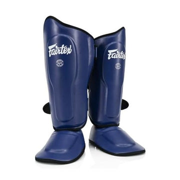 Fairtex SP9 Ultra Ergo Shin Pads | Muay Thai, Kickboxing Shin Guards Made with Syntek Leather