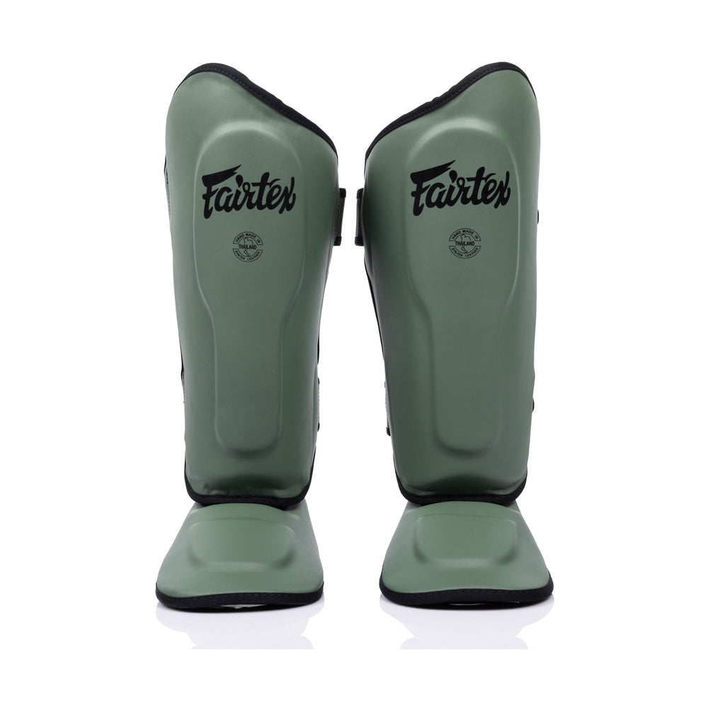 Fairtex SP9 Ultra Ergo Shin Pads | Muay Thai, Kickboxing Shin Guards Made with Syntek Leather