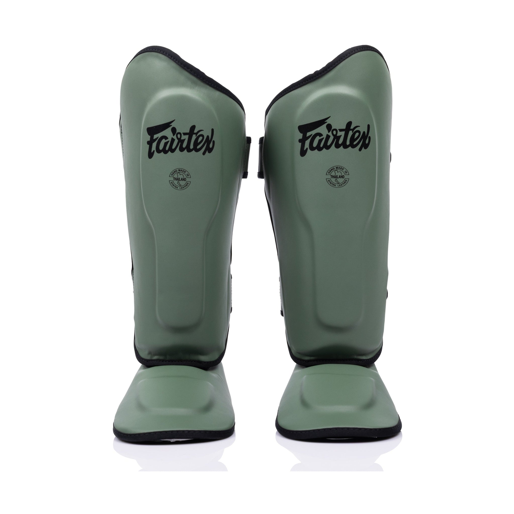 Fairtex SP9 Ultra Ergo Shin Pads | Muay Thai, Kickboxing Shin Guards Made with Syntek Leather