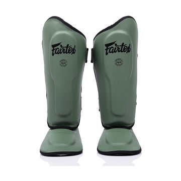 Fairtex SP9 Ultra Ergo Shin Pads | Muay Thai, Kickboxing Shin Guards Made with Syntek Leather