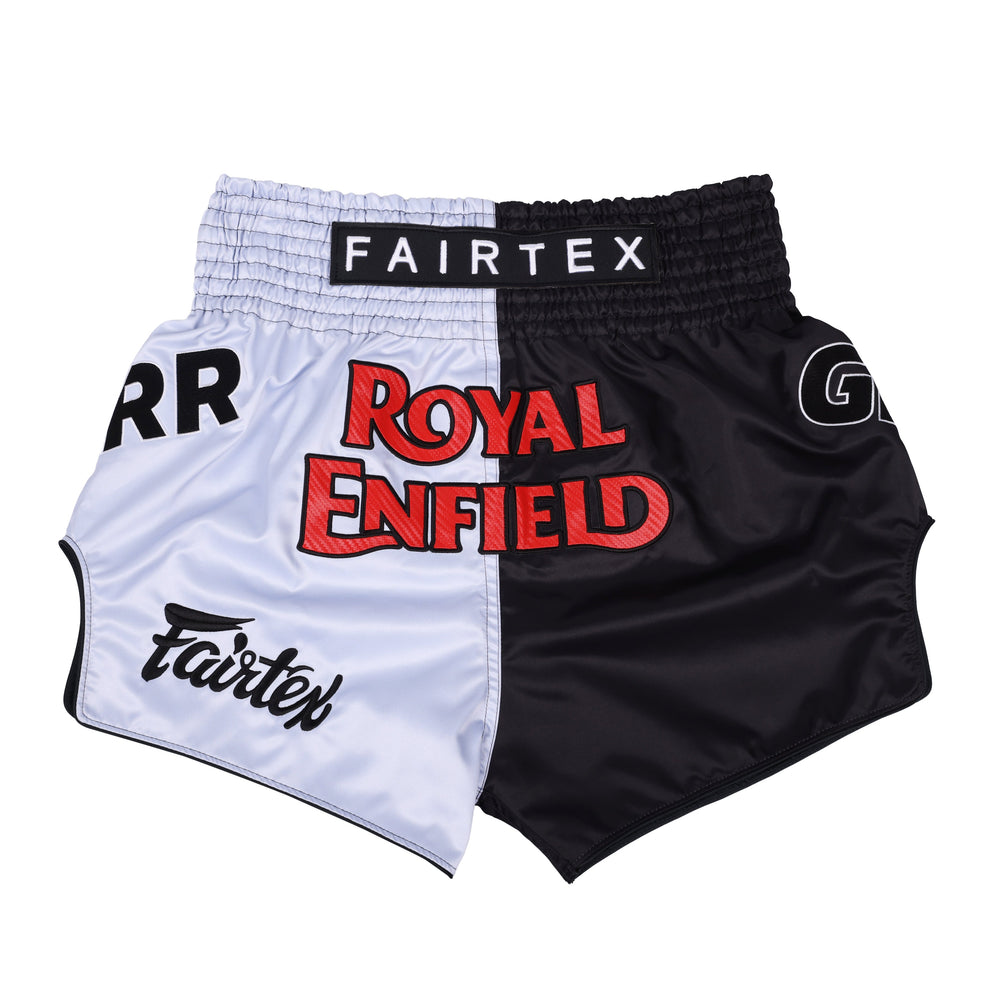 Fairtex x Royal Enfield Guerrilla – Limited Edition Muay Thai Shorts