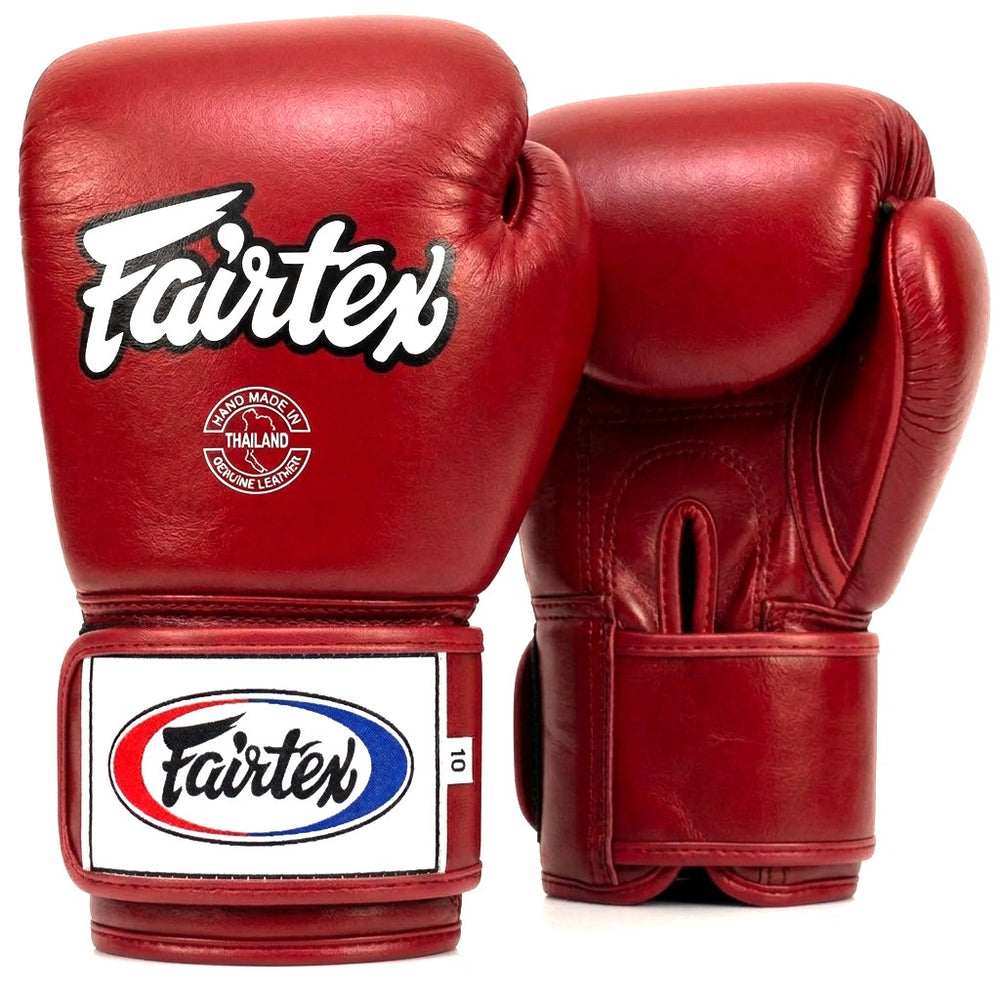 Guante de boxeo Fairtex BGV1 Muay Thai - Colores sólidos