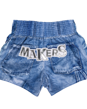 Fairtex x MATTER MAKERS Limited Edition Shorts - Western Denim