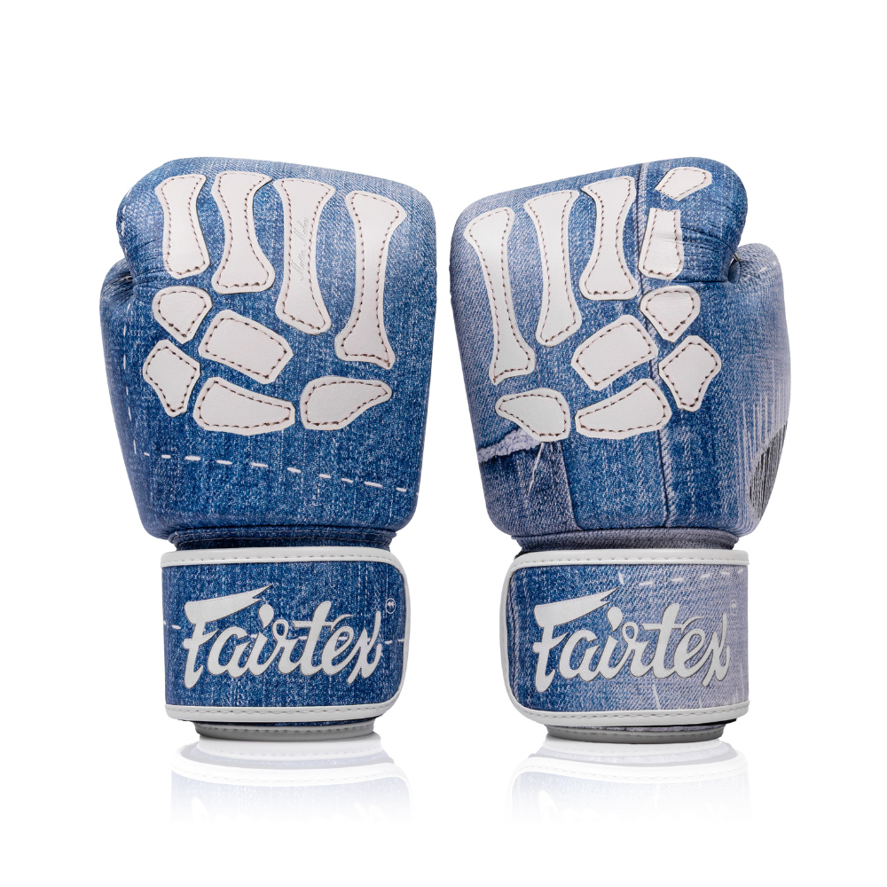 Fairtex x MATTER MAKERS Limited Edition Gloves - Denim Patchwork