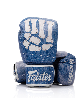 Fairtex x MATTER MAKERS Limited Edition Gloves - Denim Patchwork
