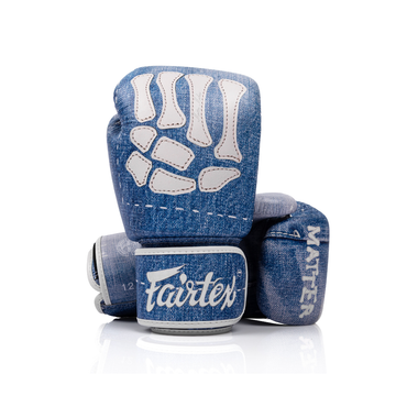 Fairtex x MATTER MAKERS Limited Edition Gloves - Denim Patchwork