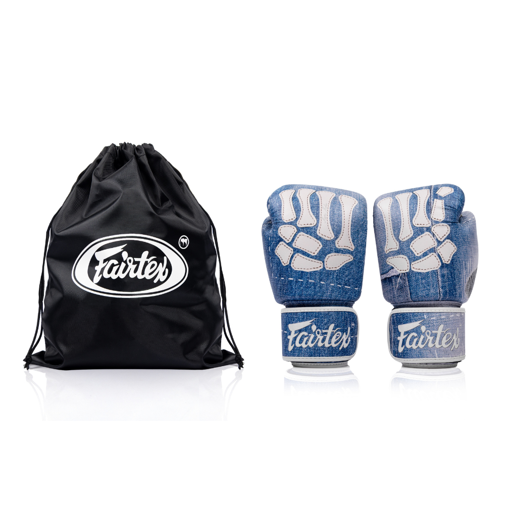 Fairtex x MATTER MAKERS Limited Edition Gloves - Denim Patchwork