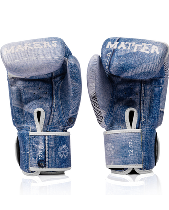 Fairtex x MATTER MAKERS Limited Edition Gloves - Denim Patchwork