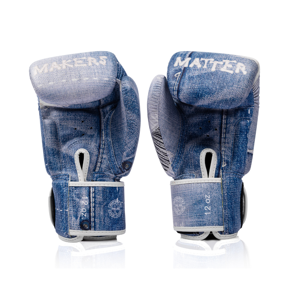 Fairtex x MATTER MAKERS Limited Edition Gloves - Denim Patchwork