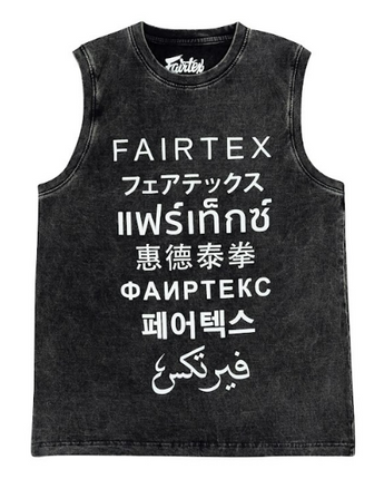 Fairtex MTT52 Sleeveless Multi Languages