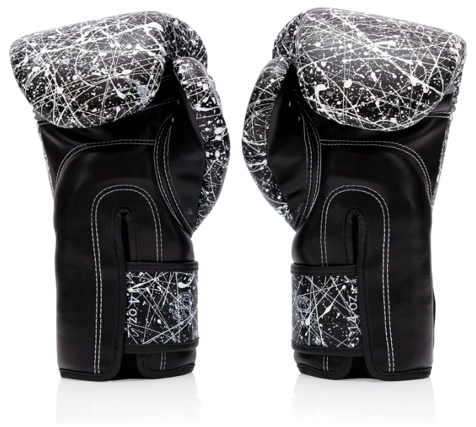 Fairtex BGV14PT Black/ White Painter Muay Thai Boxing Glove- Sale