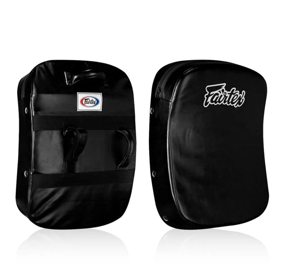 Fairtex FS3 Compact Kick Shield – Syntek Leather Muay Thai Shield