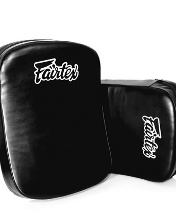 Fairtex FS3 Compact Kick Shield – Syntek Leather Muay Thai Shield