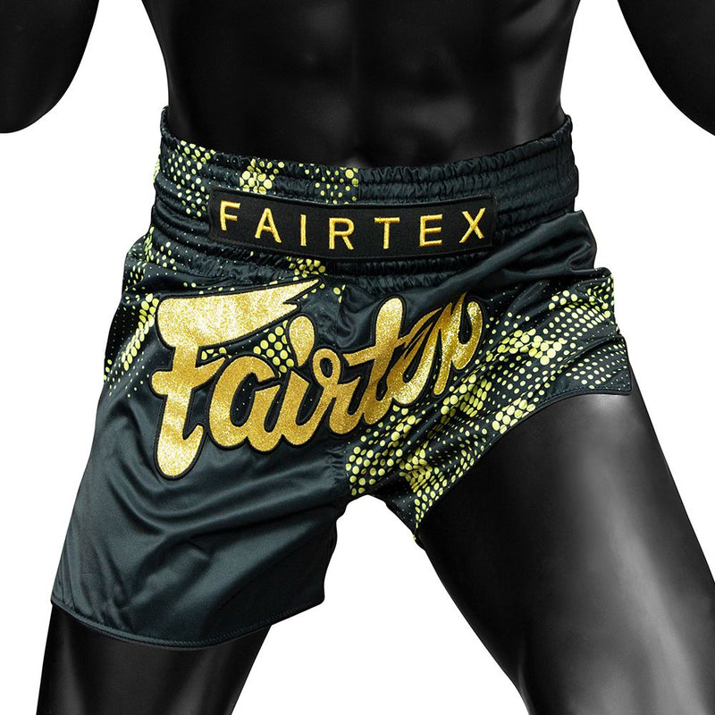 Fairtex BS1931 Heart of Gold Slim Cut Muay Thai Boxing Shorts