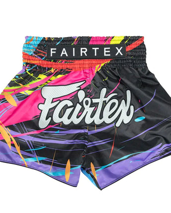 BS1934 World Music Black New Muay Thai Boxing Shorts