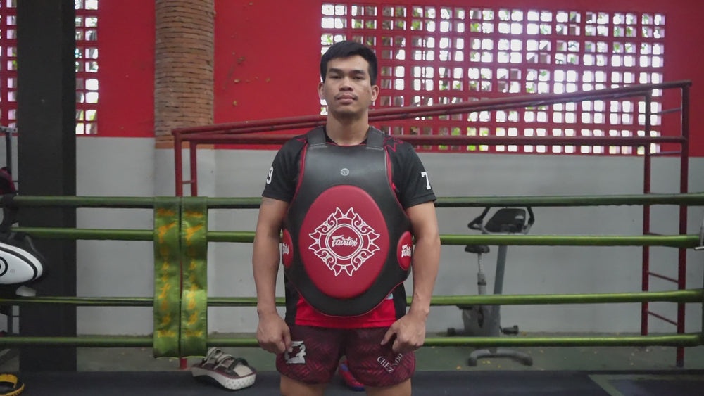 Fairtex TV2 Body Shield Trainer's Protective Vest Muay Thai Kickboxing MMA