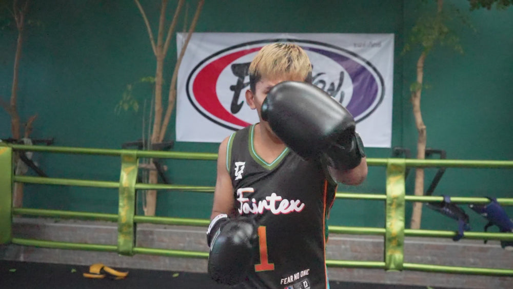 Fairtex BGV6 Stylish Angular Sparring Gloves - Locked Thumb