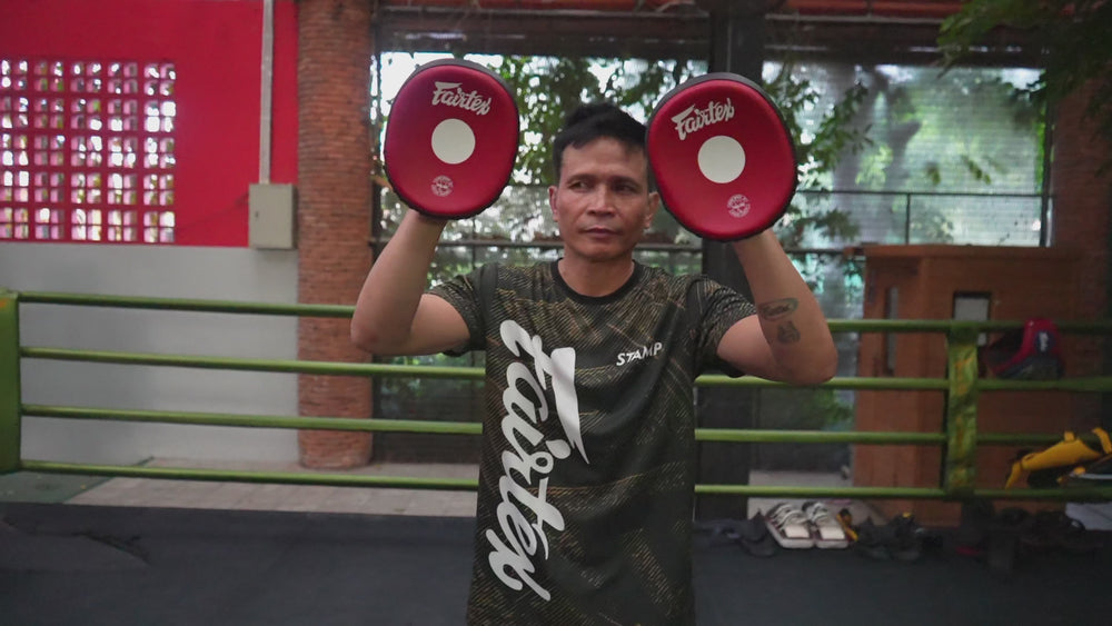 Fairtex FMV15 Curved Muay Thai Boxing Focus Punch Mitts