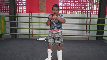 Fairtex SPK9 Youth Muay Thai Kickboxing Shin Guards for Kids - Outlet