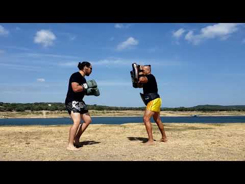 Fairtex KPLS2 Superior Kickboxing Curved Kick Pads - Cowhide Leather