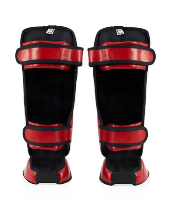 Fairtex SPK9 Youth Muay Thai Kickboxing Shin Guards for Kids - Black, Blue,Red