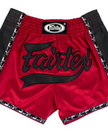 Fairtex Red Slim Cut Muay Thai Boxing Short - Fairtex Store