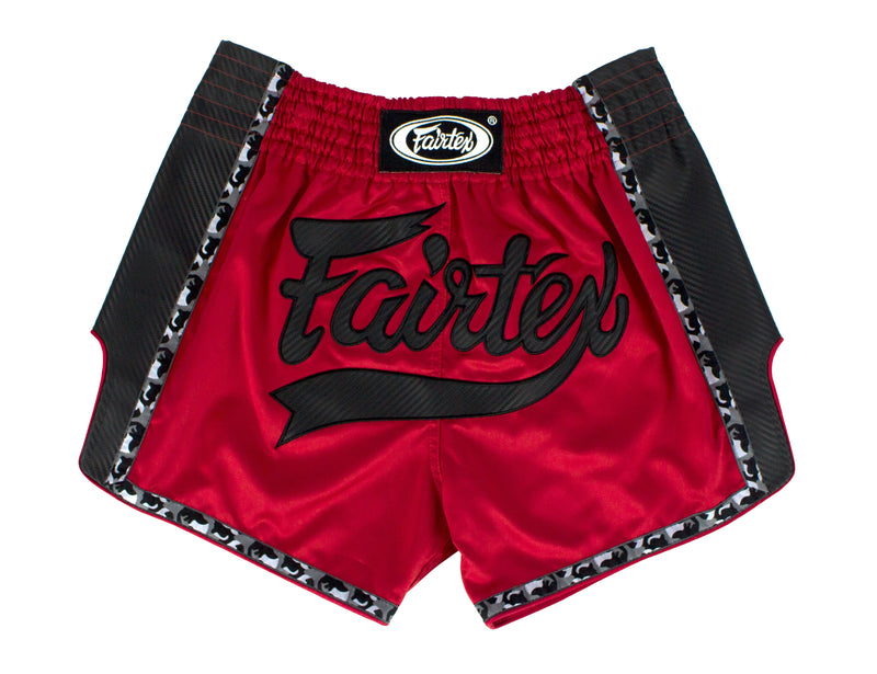 Fairtex Red Slim Cut Muay Thai Boxing Short - Fairtex Store