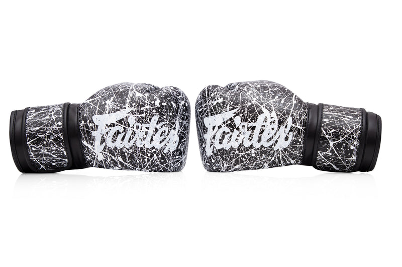 Fairtex BGV14 Black/White Painter Muay Thai Boxing Glove - Fairtex Store