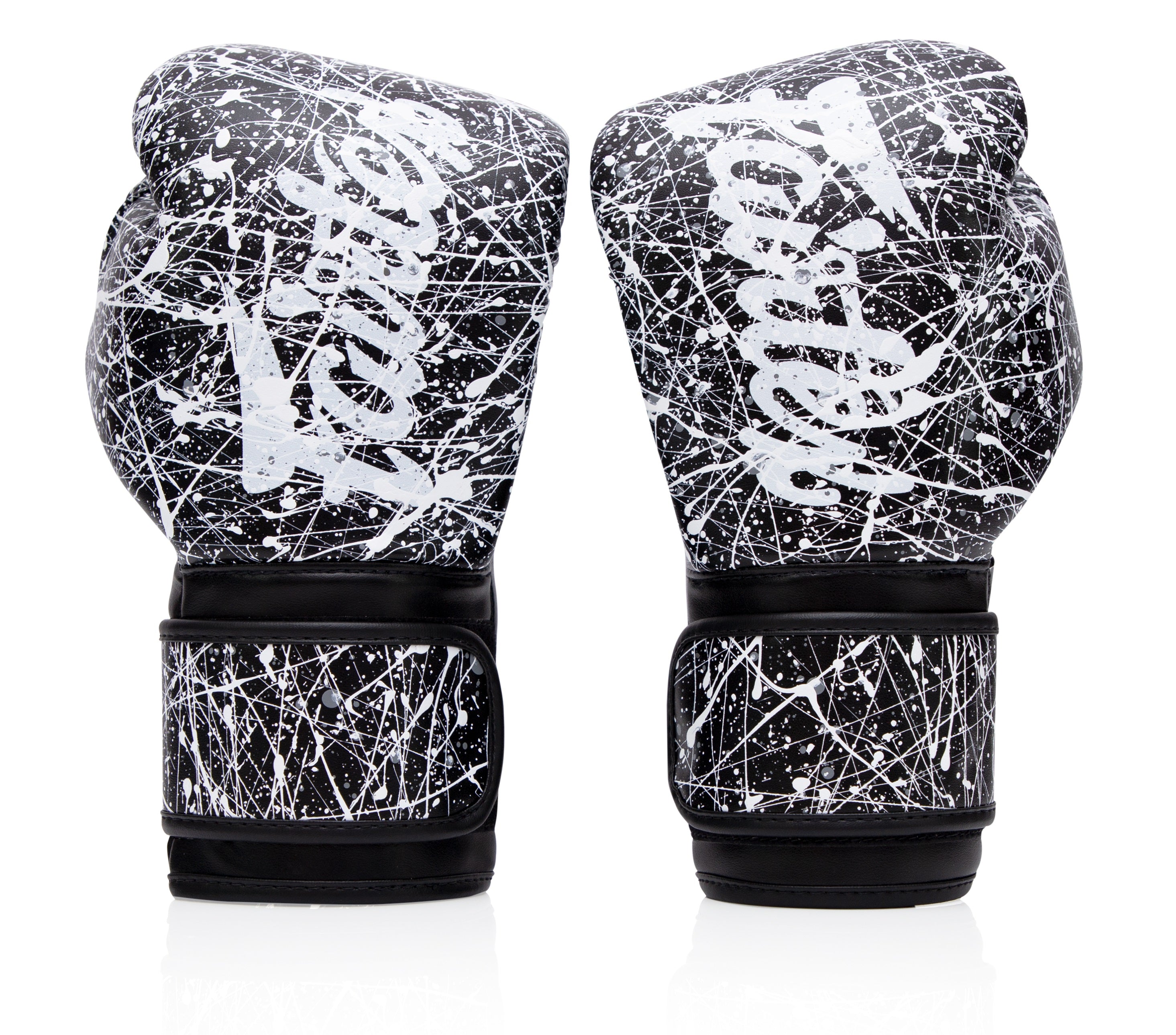 Fairtex BGV14 Black/White Painter Muay Thai Boxing Glove