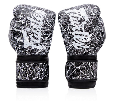 Fairtex BGV14 Black/White Painter Muay Thai Boxing Glove - Fairtex Store