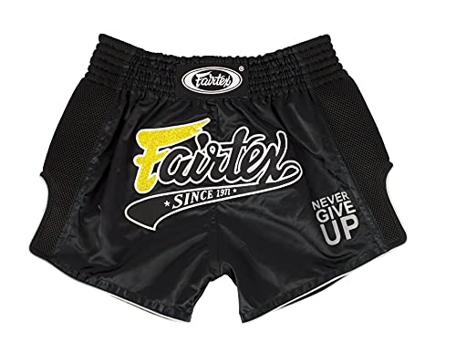 Fairtex Black Slim Cut Muay Thai Boxing Short - Fairtex Store