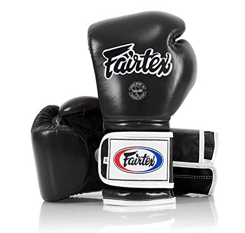 Fairtex BGV9 Black White Muay Thai Boxing Glove - Fairtex Store