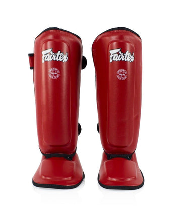 Fairtex SPK9 Youth Muay Thai Kickboxing Shin Guards for Kids - Black, Blue,Red - Fairtex Store