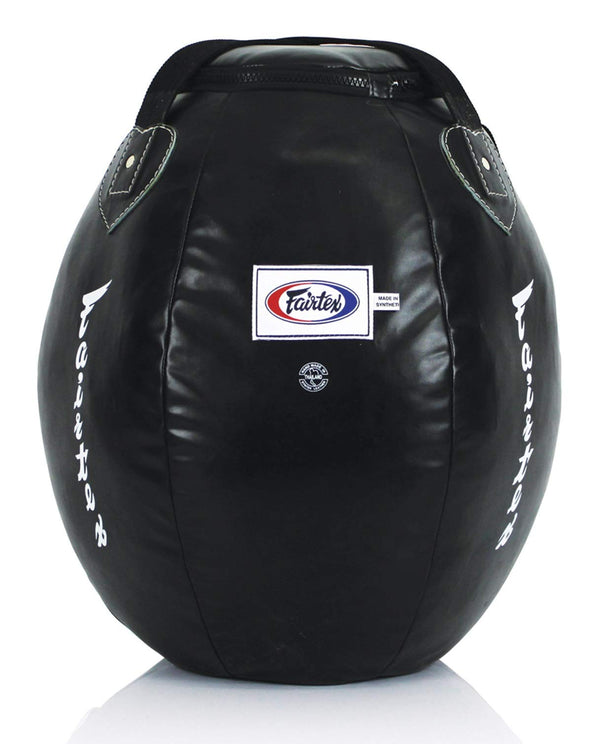Fairtex Heavy UNFILLED Uppercut Bag  for Muay Thai, Boxing, Kickboxing, MMA (HB11 - Black) - Fairtex Store