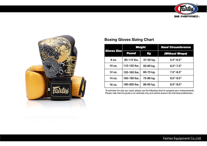 Fairtex BGV26 Harmony Size Premium Muay Thai Boxing Glove - Limited Edition - Fairtex Store