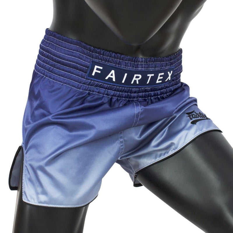 Fairtex Blue Fade Slim Cut Muay Thai Boxing Short - Fairtex Store