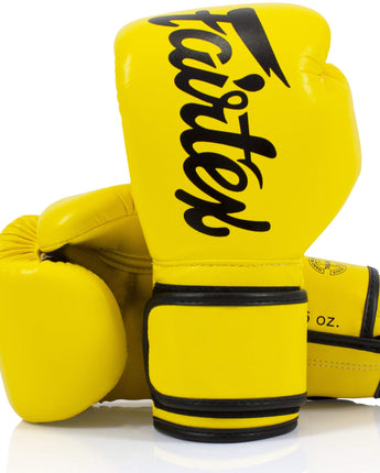 Fairtex BGV14 Yellow Muay Thai Boxing Glove - Fairtex Store