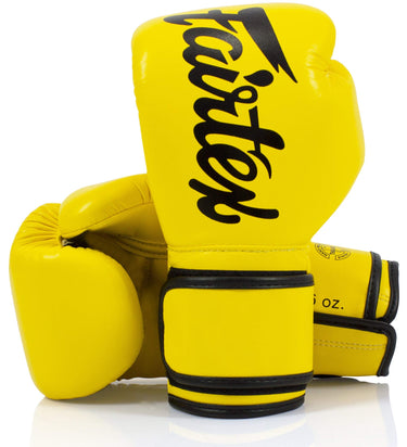 Fairtex BGV14 Yellow Muay Thai Boxing Glove - Fairtex Store