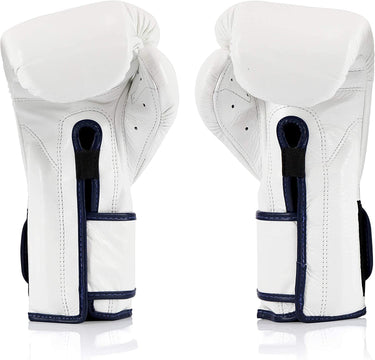 Fairtex BGV9 White Blue Muay Thai Boxing Glove - Fairtex Store