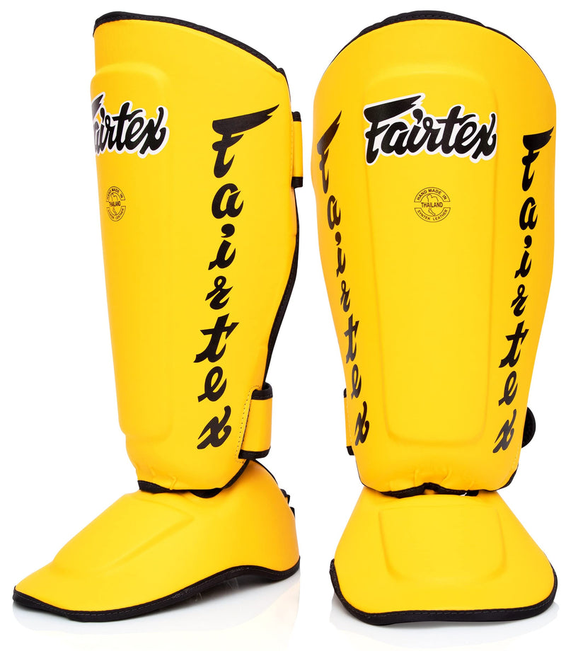 Protège tibias et pied Fairtex SP5 100% cuir - Fairtex