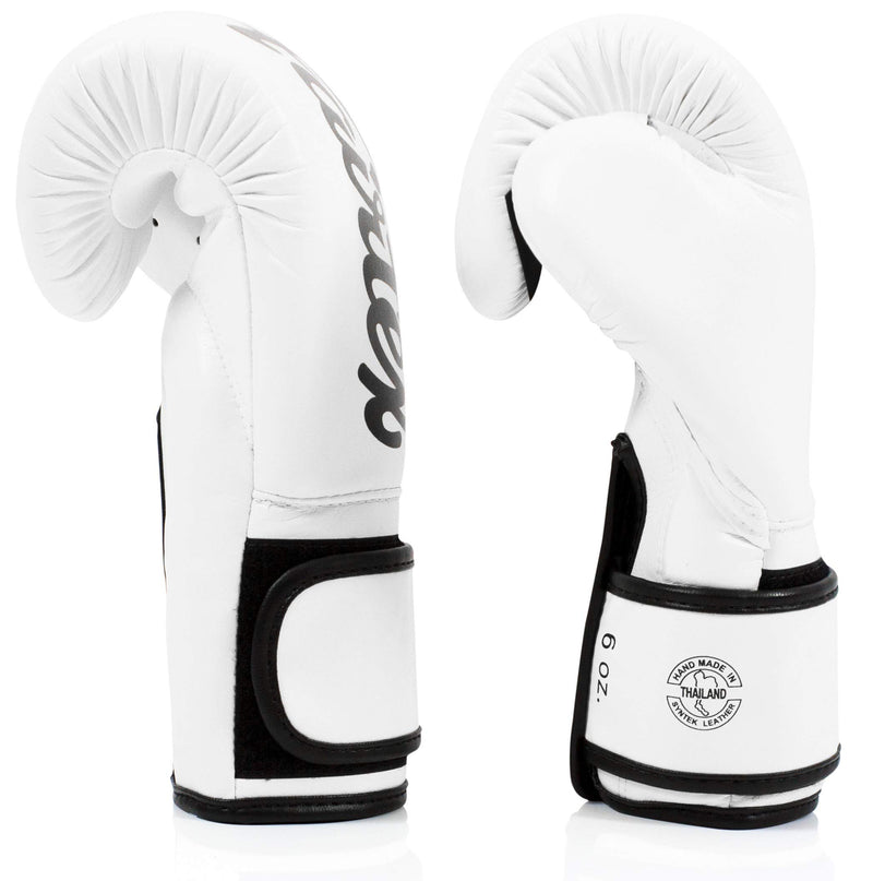 Fairtex BGV14 White Muay Thai Boxing Glove - Fairtex Store
