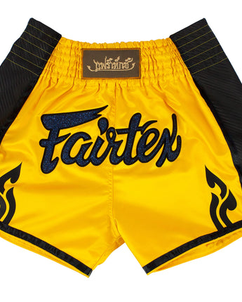 Fairtex Yellow Slim Cut Muay Thai Boxing Short - Fairtex Store