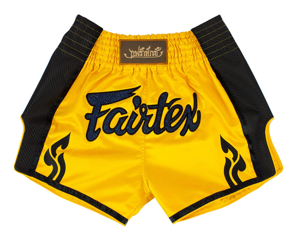 Fairtex Yellow Slim Cut Muay Thai Boxing Short - Fairtex Store