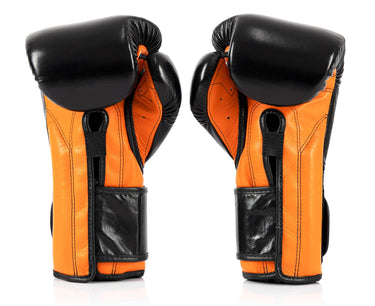 Fairtex BGV9 Black Orange Muay Thai Boxing Glove - Fairtex Store